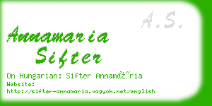 annamaria sifter business card